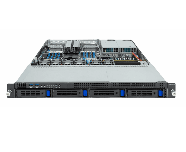 HD-R163-S30-Ver: Gen001 | 1U UP 4-Bay | 4th Gen. Intel